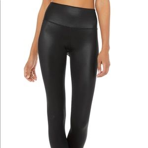 High waist shine leggings Alo Yoga